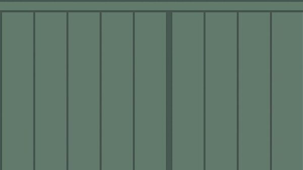 Slatted Half Wall 001