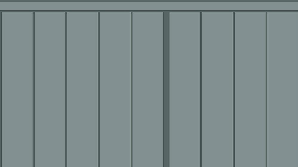 Slatted Half Wall 002