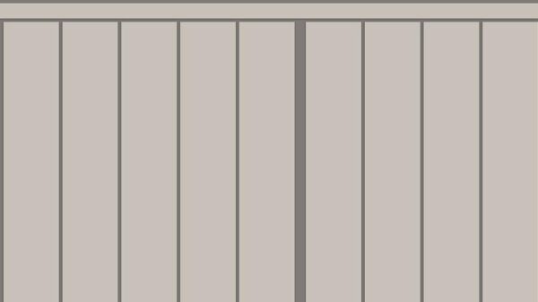 Slatted Half Wall 005