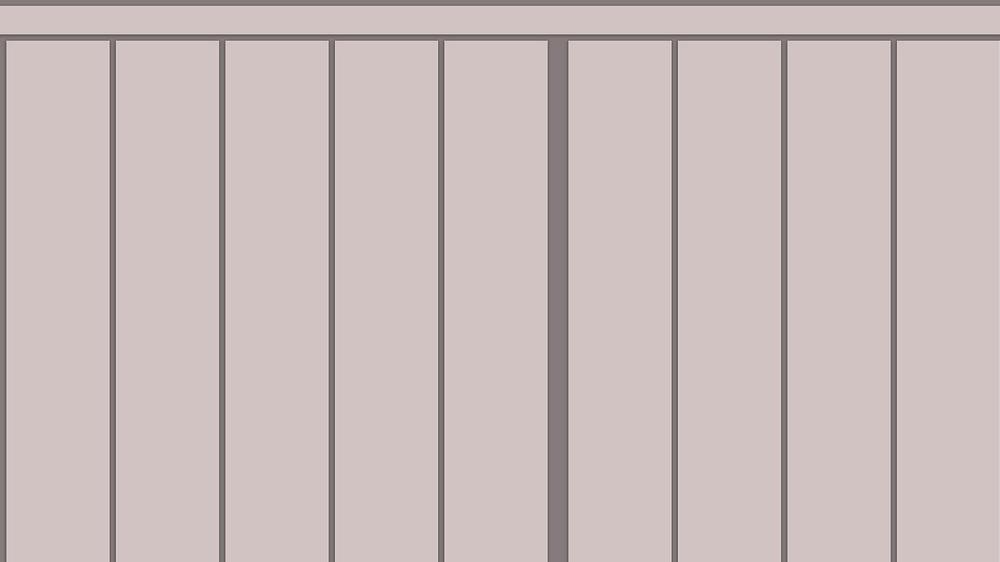 Slatted Half Wall 007