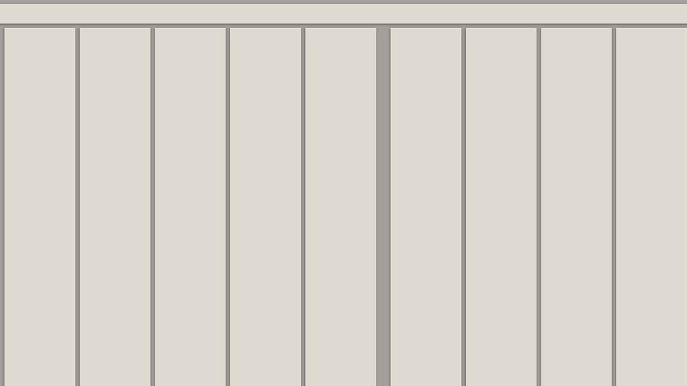 Slatted Half Wall 010