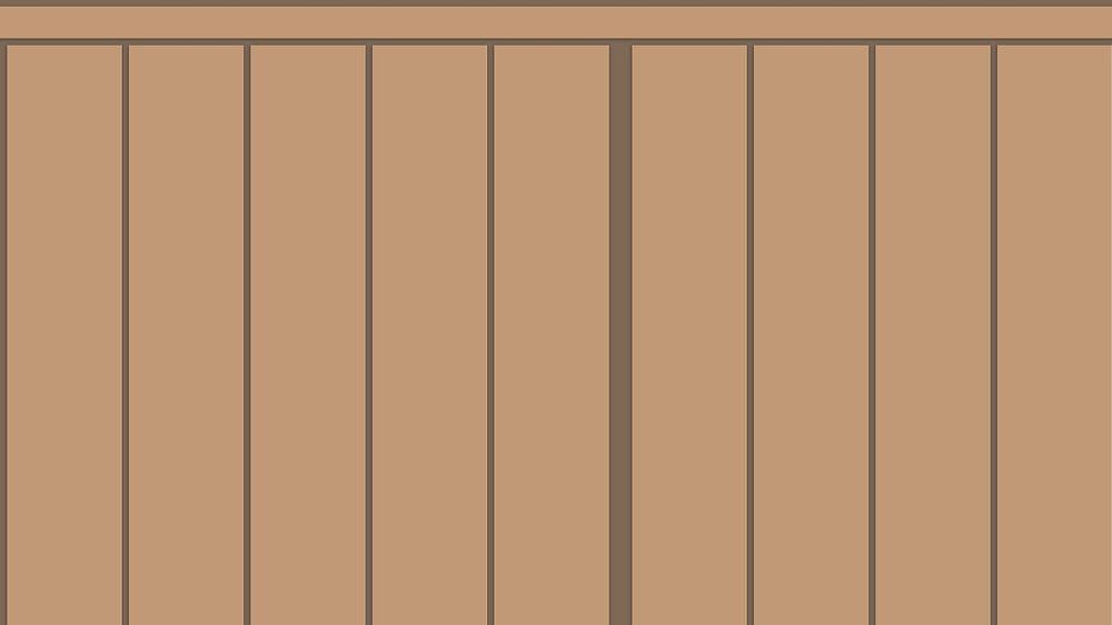 Slatted Half Wall 012
