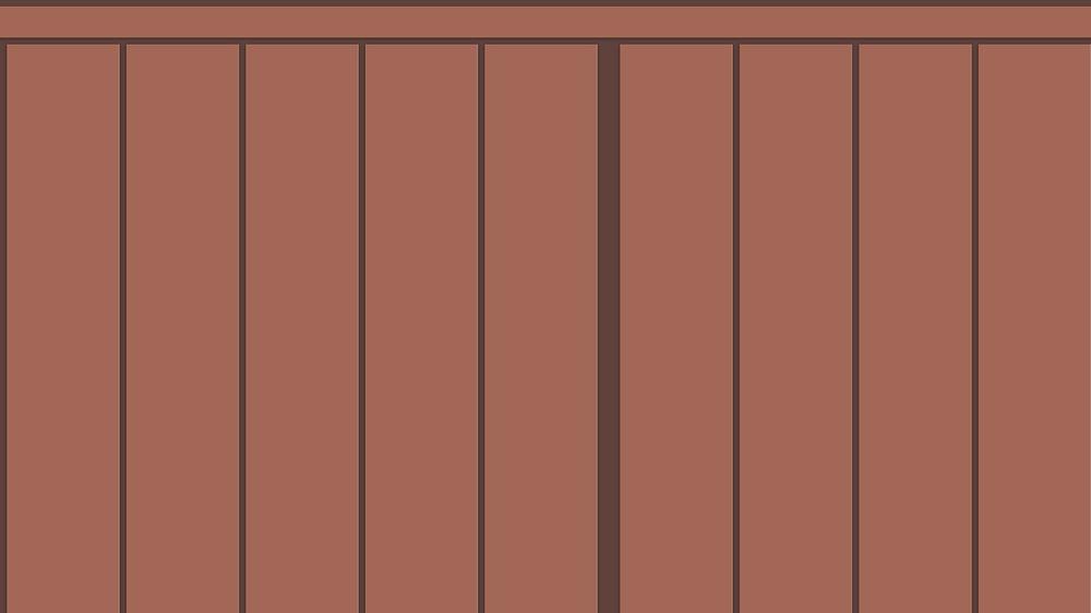 Slatted Half Wall 013
