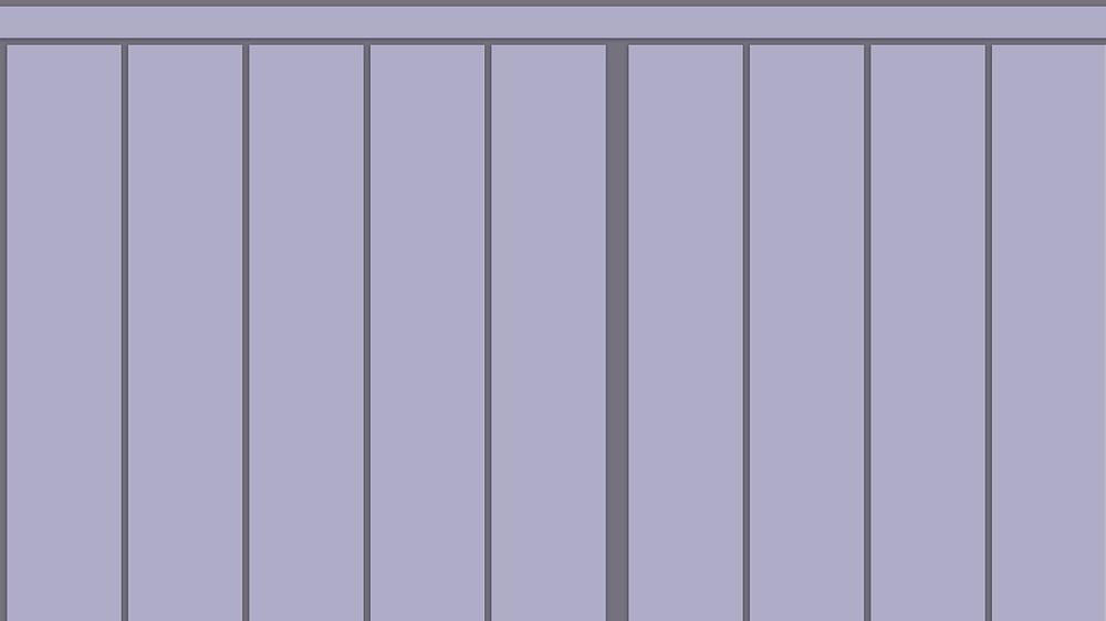 Slatted Half Wall 017