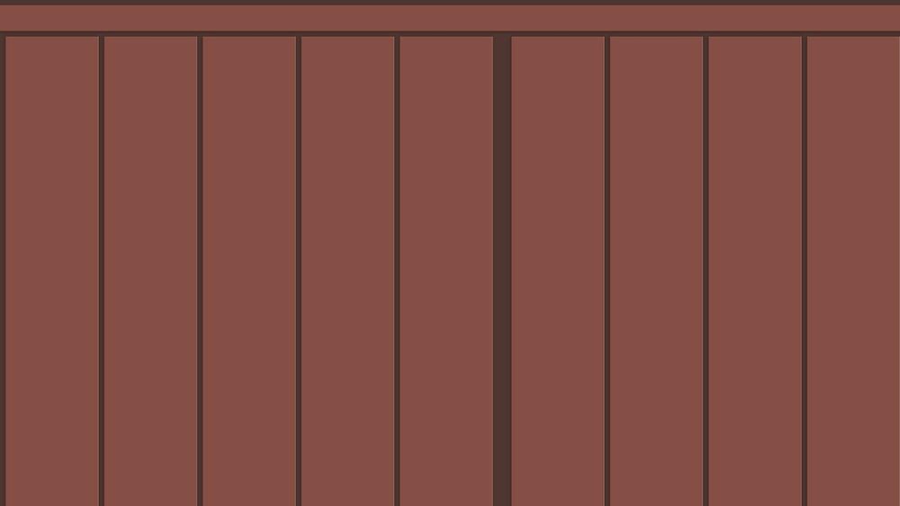 Slatted Half Wall 023