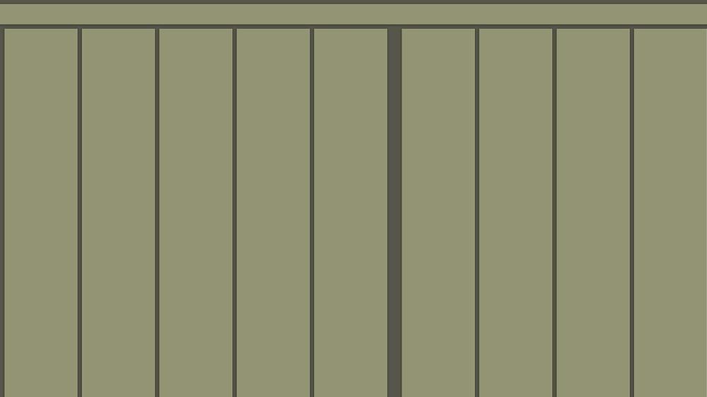 Slatted Half Wall 024
