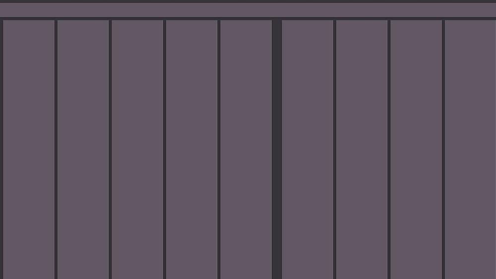 Slatted Half Wall 027