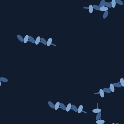 Branch Toile — Ink Navy
