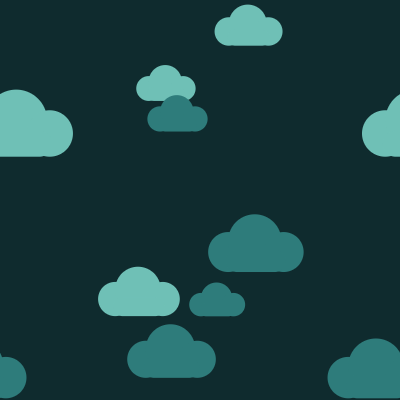 Clouds — Deep Teal