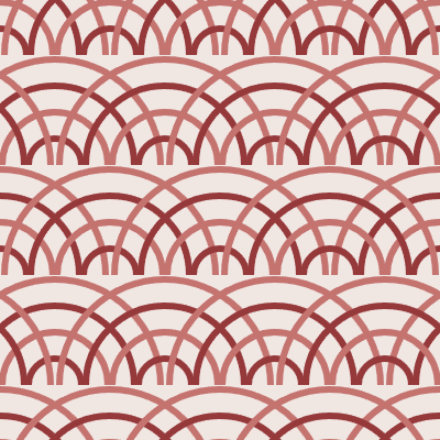 Deco Fan — Oxblood