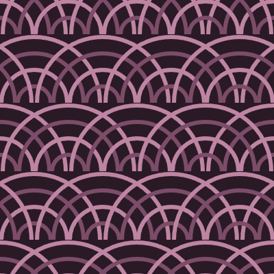 Deco Fan — Plum