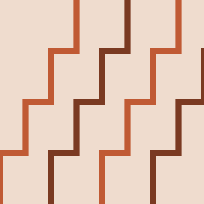 Deco Steps — Terracotta