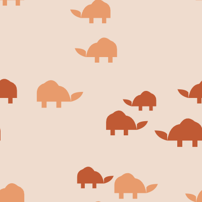 Tiny Dinos — Terracotta