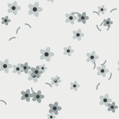 Ditsy Floral — Fog