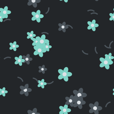Ditsy Floral — Graphite Pro