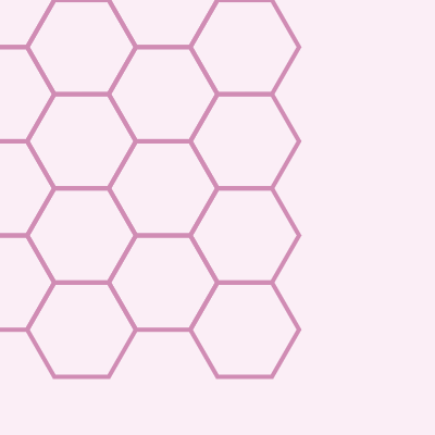 Hex Mesh — Cotton Candy