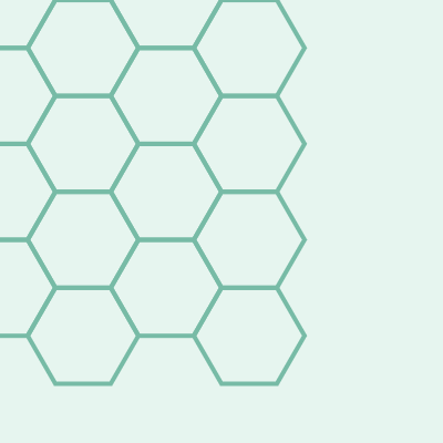 Hex Mesh — Mint
