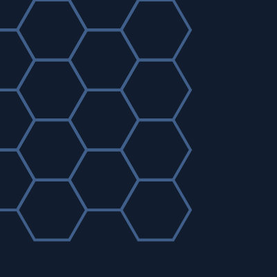 Hex Mesh — Ink Navy