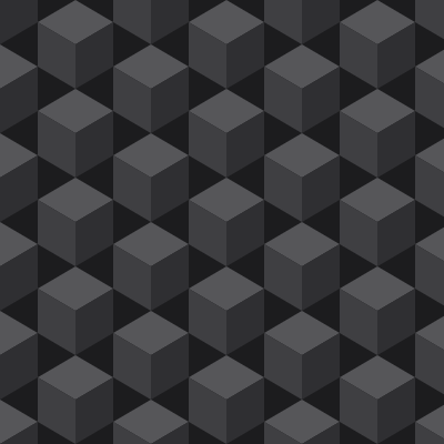 Isometric Cubes — Charcoal