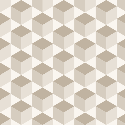 Isometric Cubes — Linen