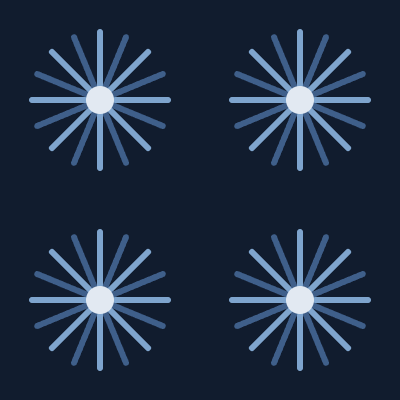 Sunburst — Ink Navy