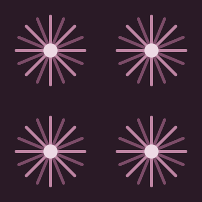 Sunburst — Plum
