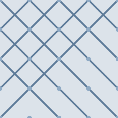 Diamond Trellis — Denim