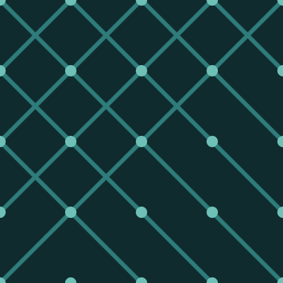 Diamond Trellis — Deep Teal