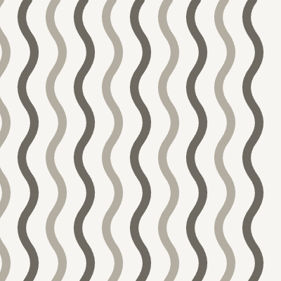 Wave Stripe — Bone & Ink