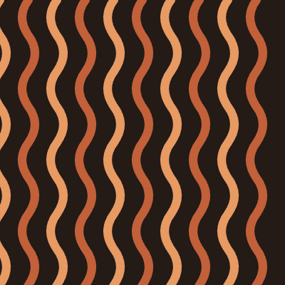 Wave Stripe — Ember